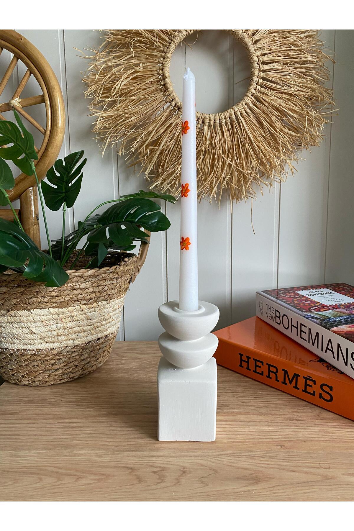 Dekoratif Tekli Șamdanlık, Dekoratif 3 kat Mumluk Șamdanlık