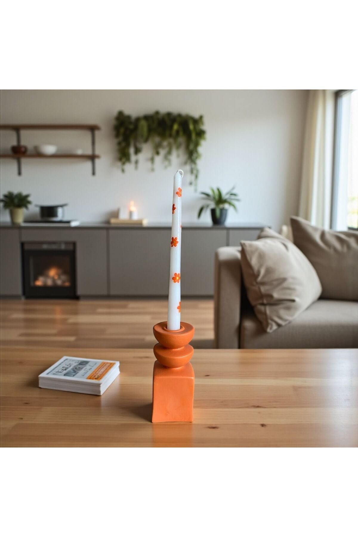 Dekoratif Tekli Șamdanlık, Dekoratif 3 kat Mumluk Șamdanlık