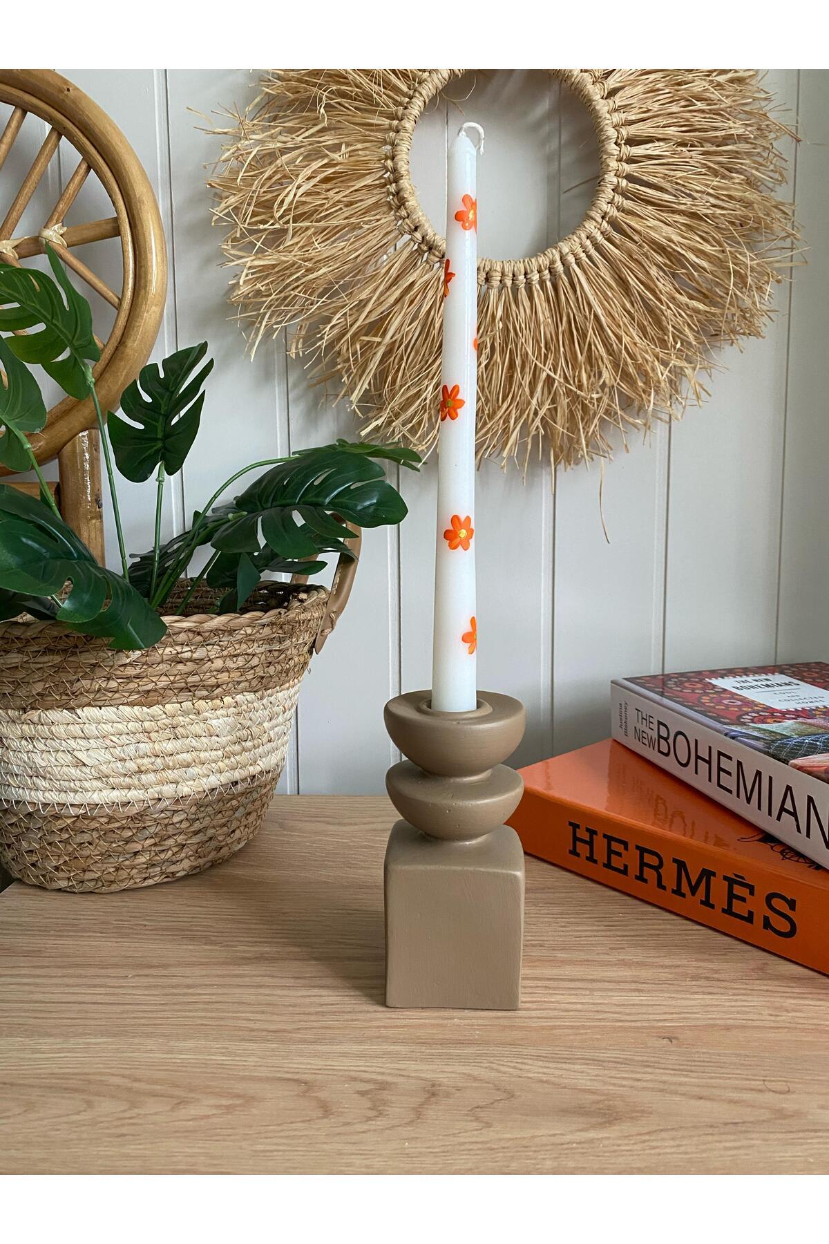 Dekoratif Tekli Șamdanlık, Dekoratif 3 kat Mumluk Șamdanlık